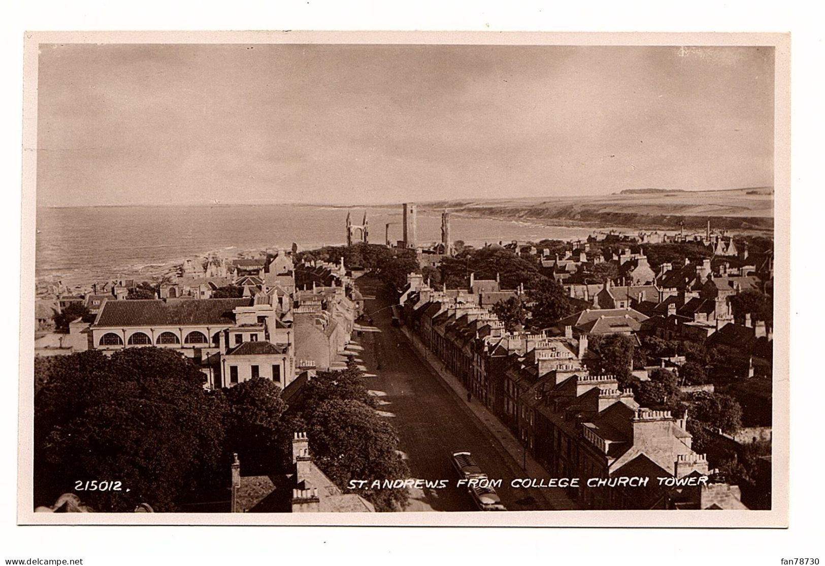 Ecosse  - St Andrews From College Church Tower - Valentine's - Frais Du Site Déduits - Fife