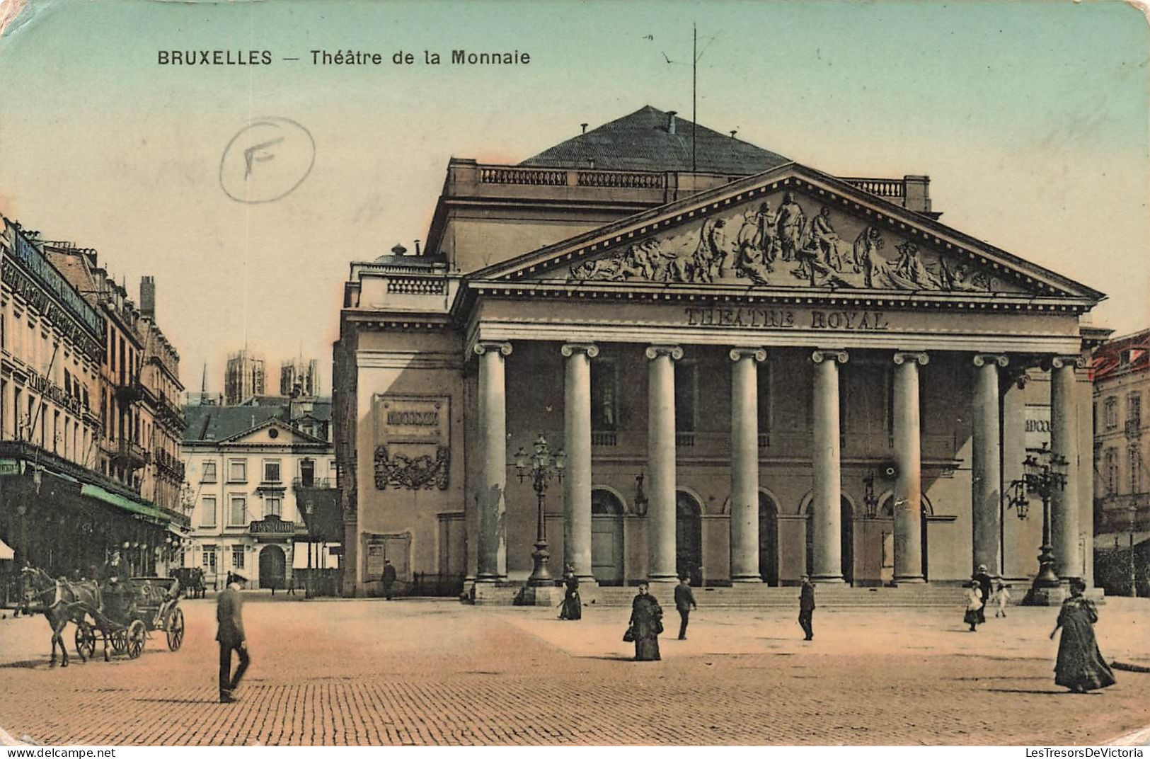 BELGIQUE - Bruxelles - Théâtre De La Monnaie - Carte Postale Ancienne - Other & Unclassified