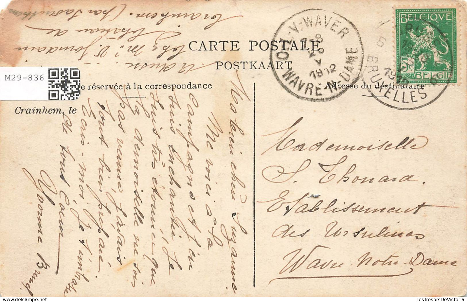 BELGIQUE - Kraainem - Marécage - Carte Postale Ancienne - Other & Unclassified