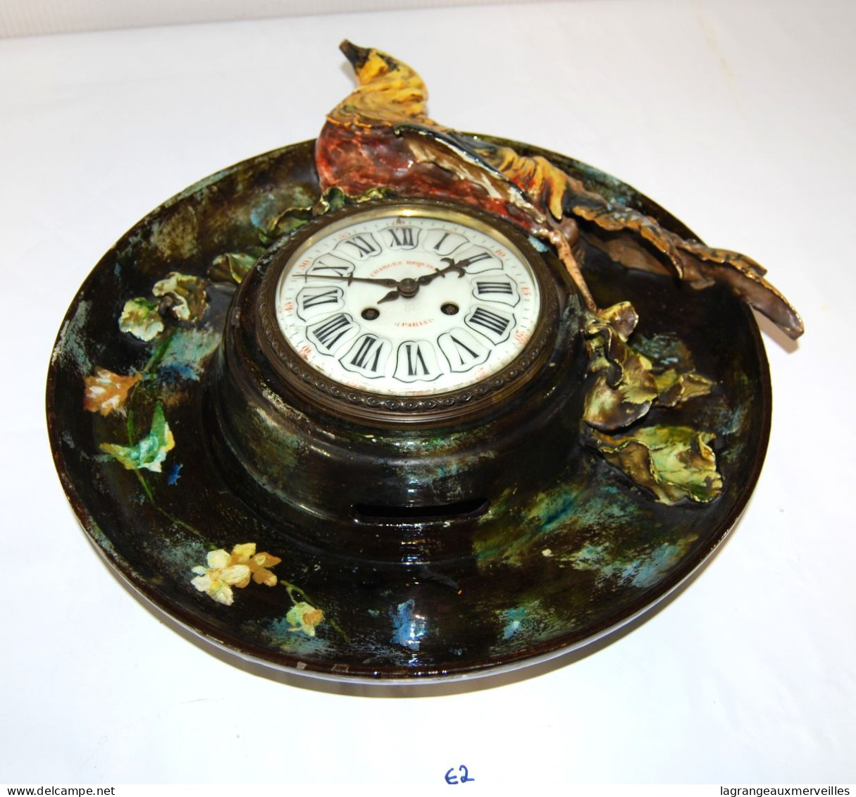 E2 Exceptionnelle horloge - Paris - Charles Requier - France - Baroque Rococco - Pièce rare