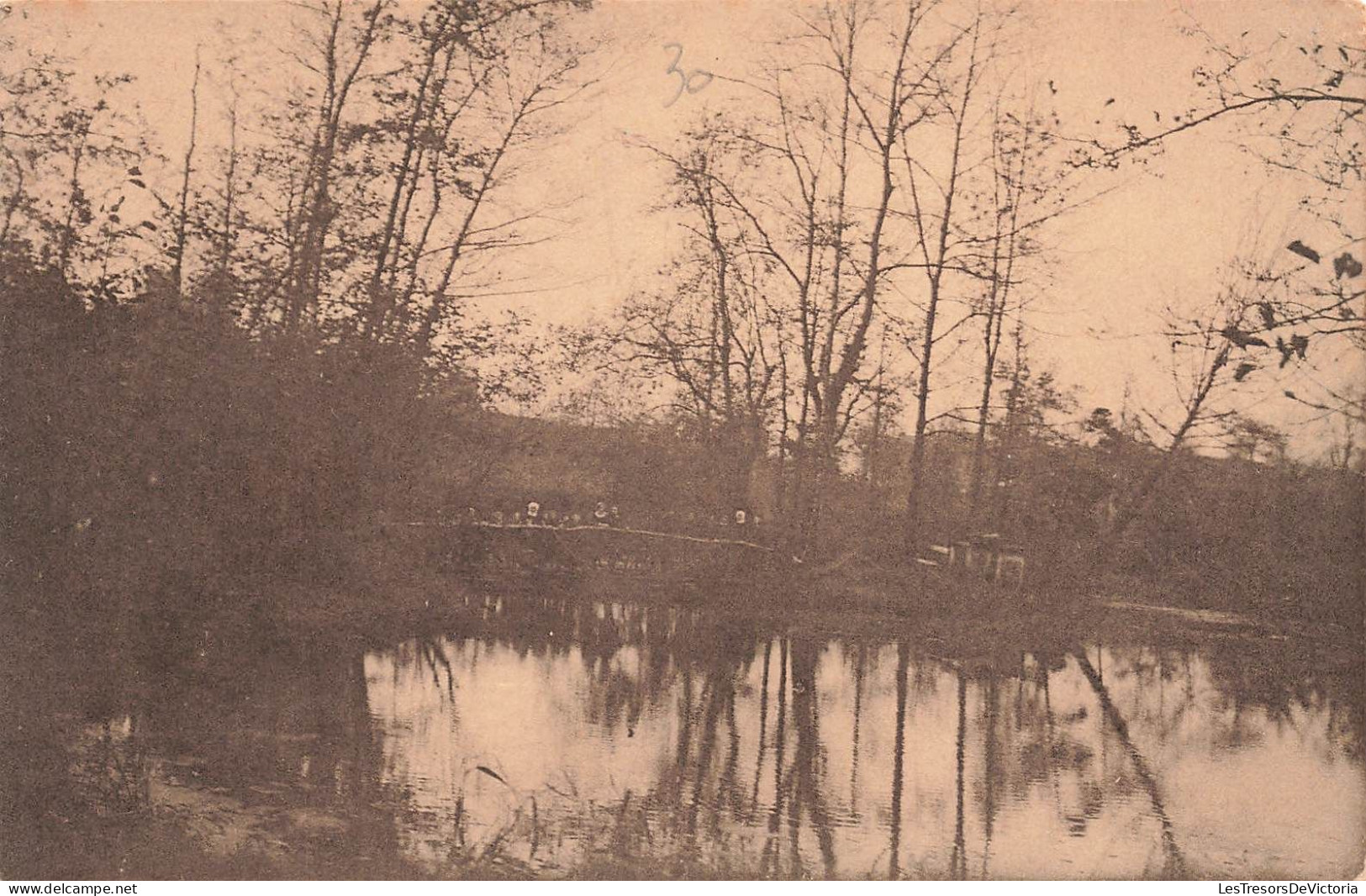 BELGIQUE - Auderghem - Institut Du Sacré-Cœur - L'étang - Carte Postale Ancienne - Andere & Zonder Classificatie