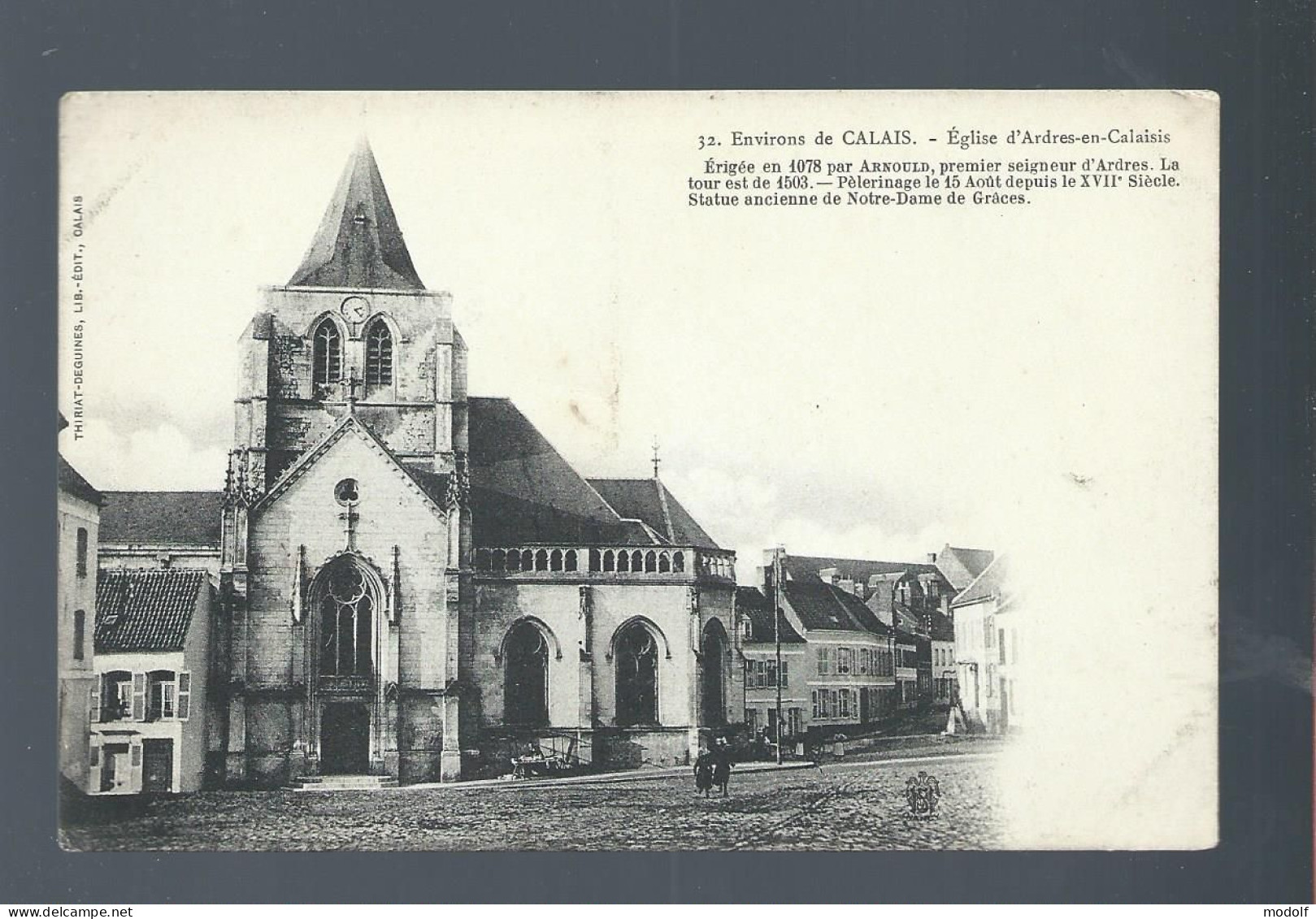 CPA - 62 - Environs De Calais - Eglise D'Ardres-en-Calaisis - 1921 - Ardres