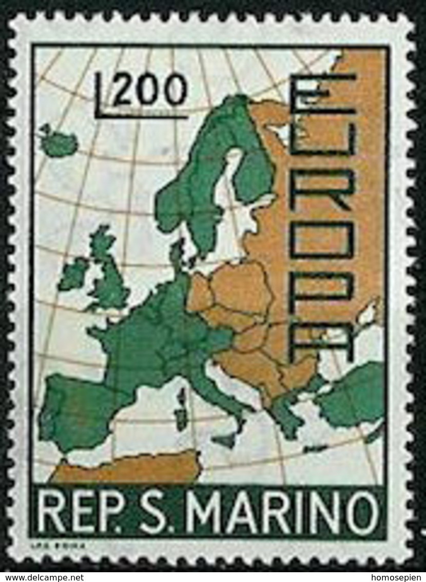 Saint Marin - San Marino 1967 Y&T N°697 - Michel N°890 *** - 200l EUROPA - Neufs