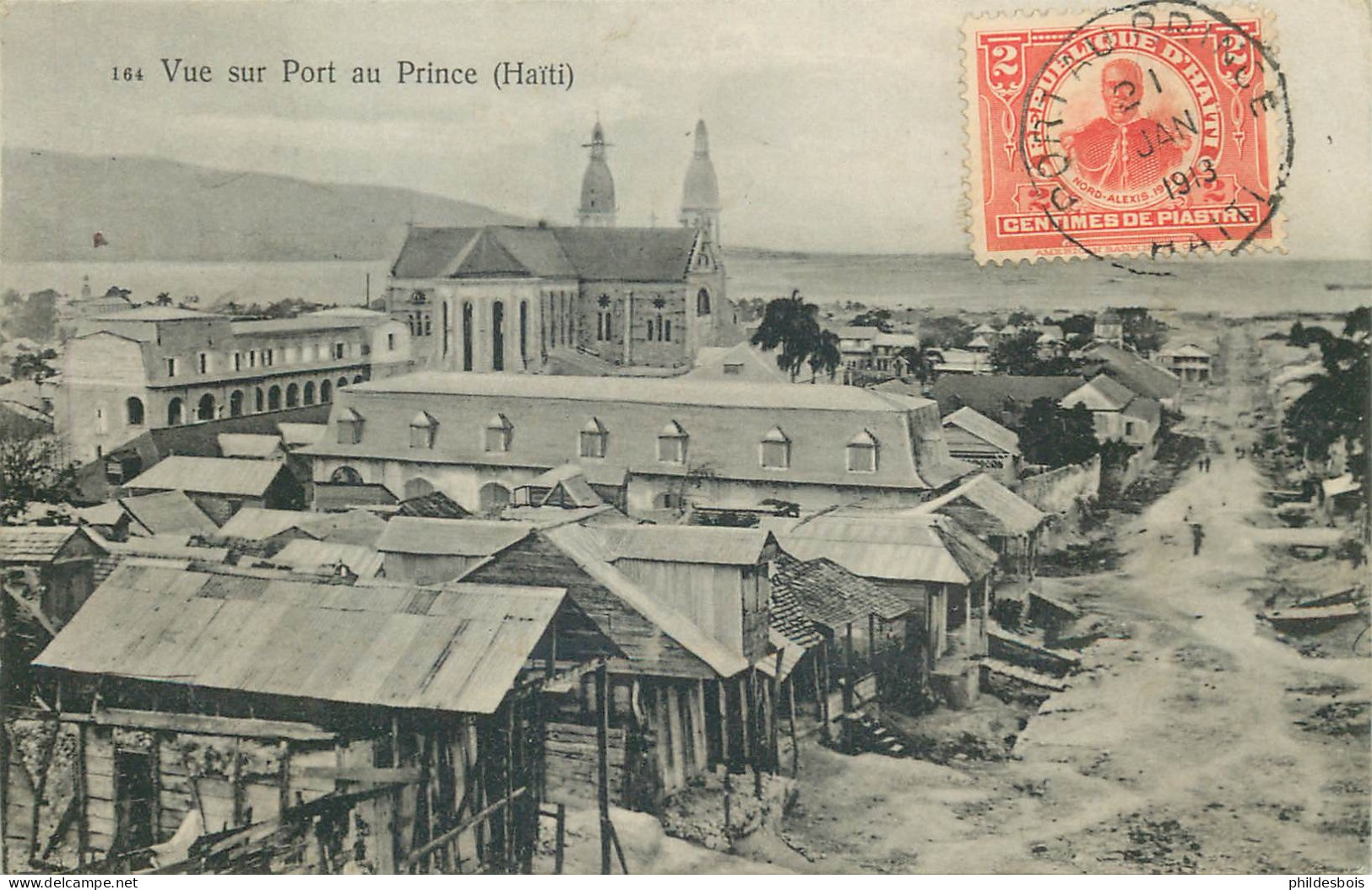 HAITI  PORT AU PRINCE  Une Vue - Haiti
