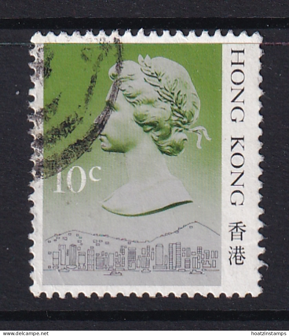 Hong Kong: 1987/88   QE II  (Type I - Heavy Shading)   SG538A      10c       Used - Oblitérés