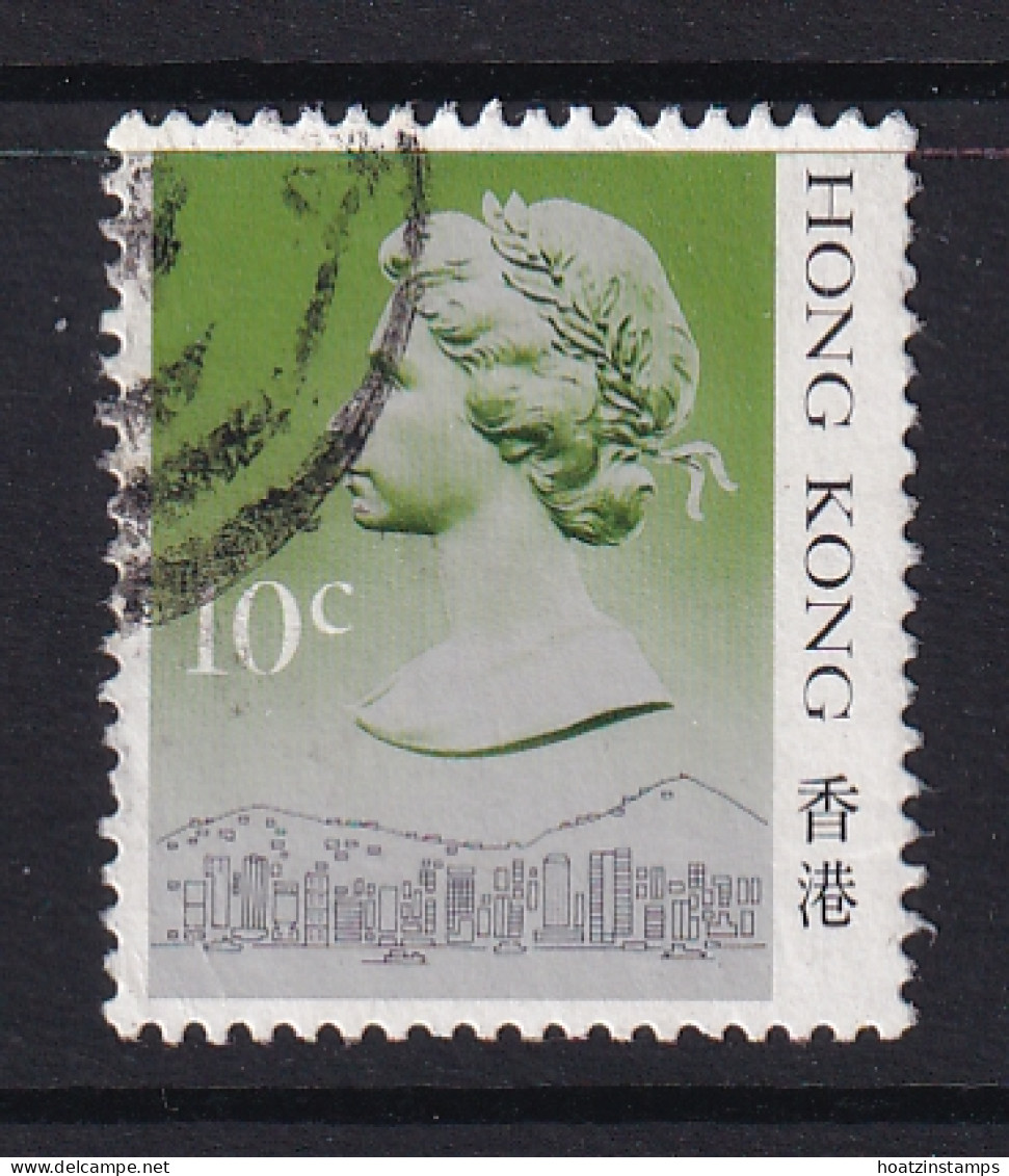 Hong Kong: 1987/88   QE II  (Type I - Heavy Shading)   SG538A      10c       Used - Gebraucht