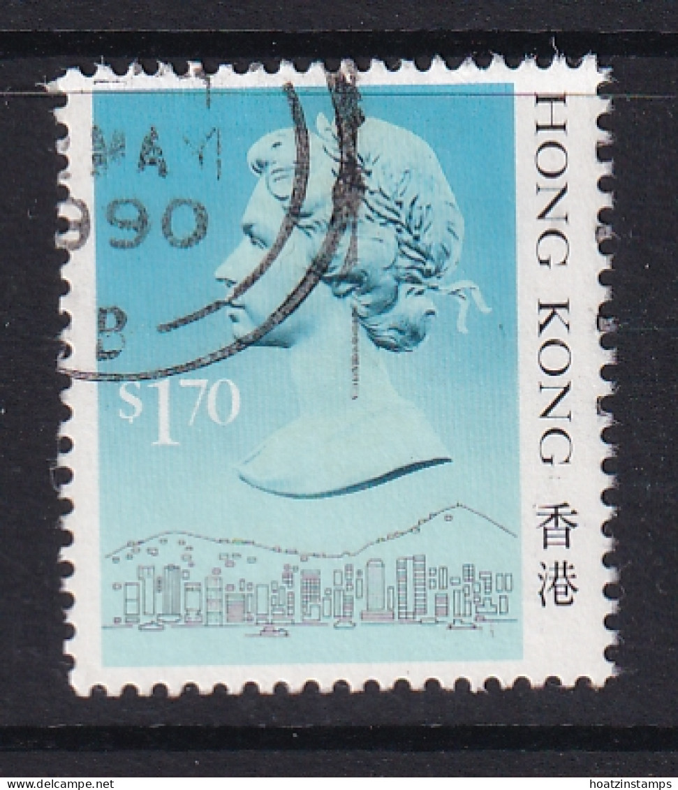 Hong Kong: 1987/88   QE II  (Type I - Heavy Shading)   SG547A      $1.70       Used - Gebruikt