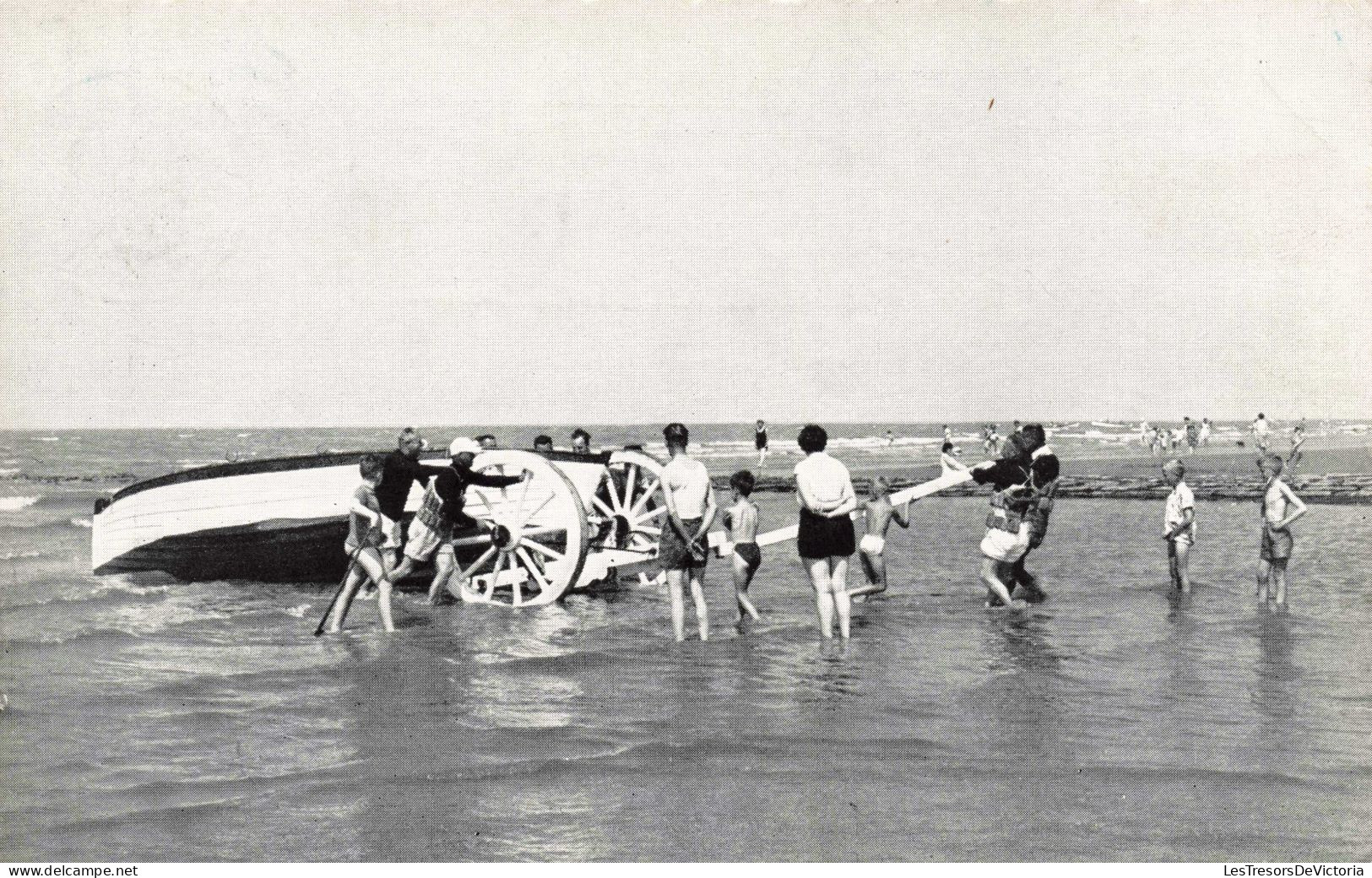 BELGIQUE - Blankenberge - Bateau De Sauvetage - Carte Postale Ancienne - Blankenberge