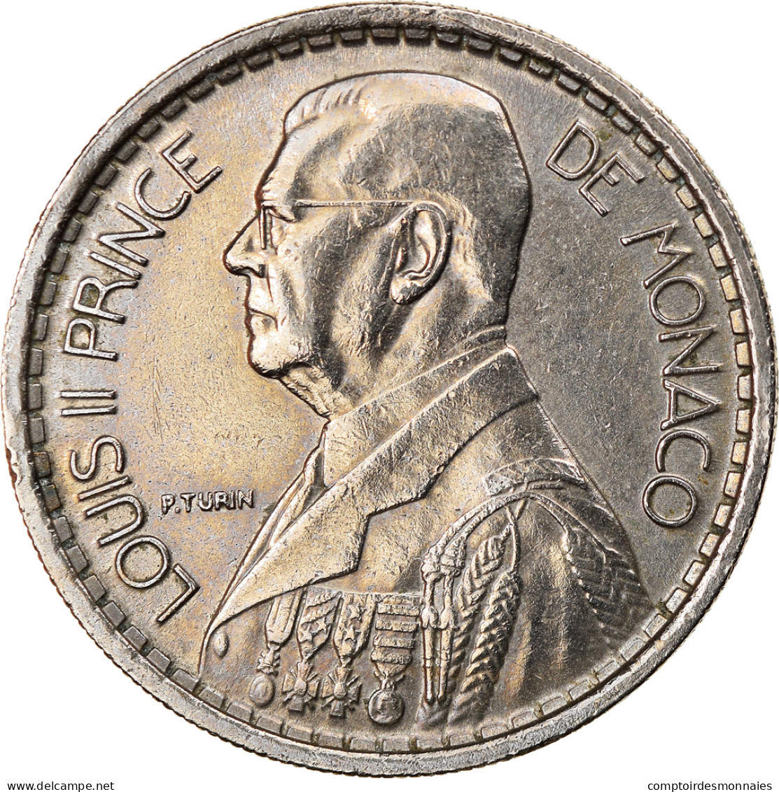 Monnaie, Monaco, Louis II, 10 Francs, 1946, SUP, Copper-nickel, Gadoury:MC136 - 1922-1949 Louis II
