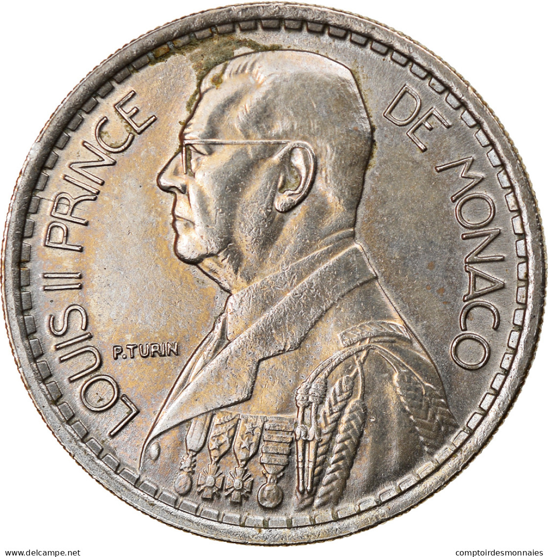 Monnaie, Monaco, Louis II, 10 Francs, 1946, TTB+, Copper-nickel, Gadoury:MC136 - 1922-1949 Louis II