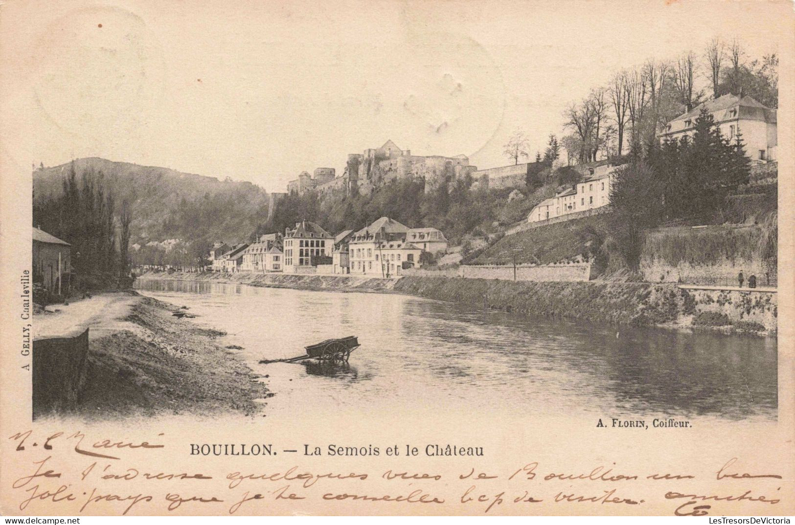 BELGIQUE - Bouillon - La Semois Et Le Château - Carte Postale Ancienne - Bouillon