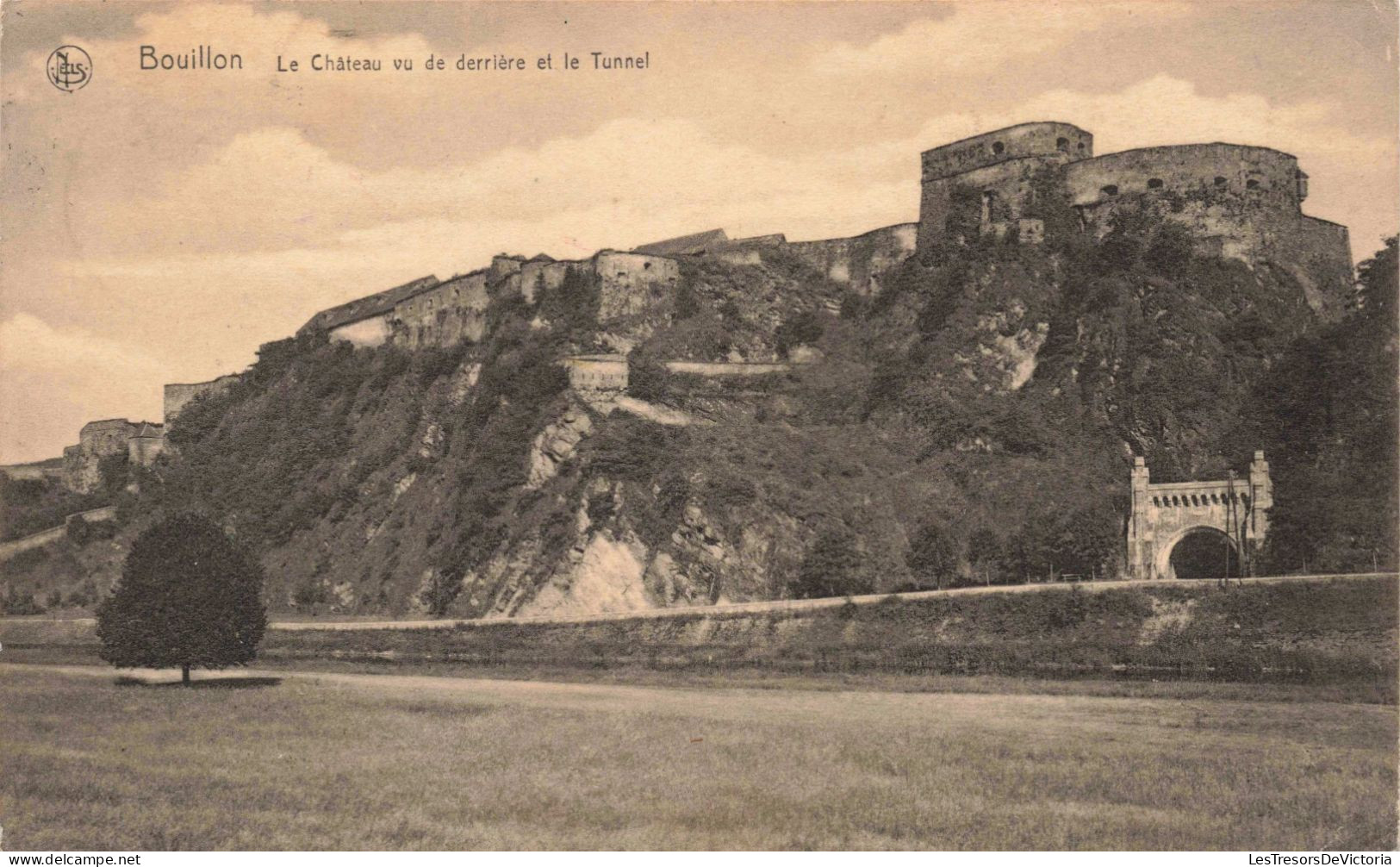 BELGIQUE - Bouillon - Le Château Vue De Derrière Et Le Tunnel - Carte Postale Ancienne - Bouillon