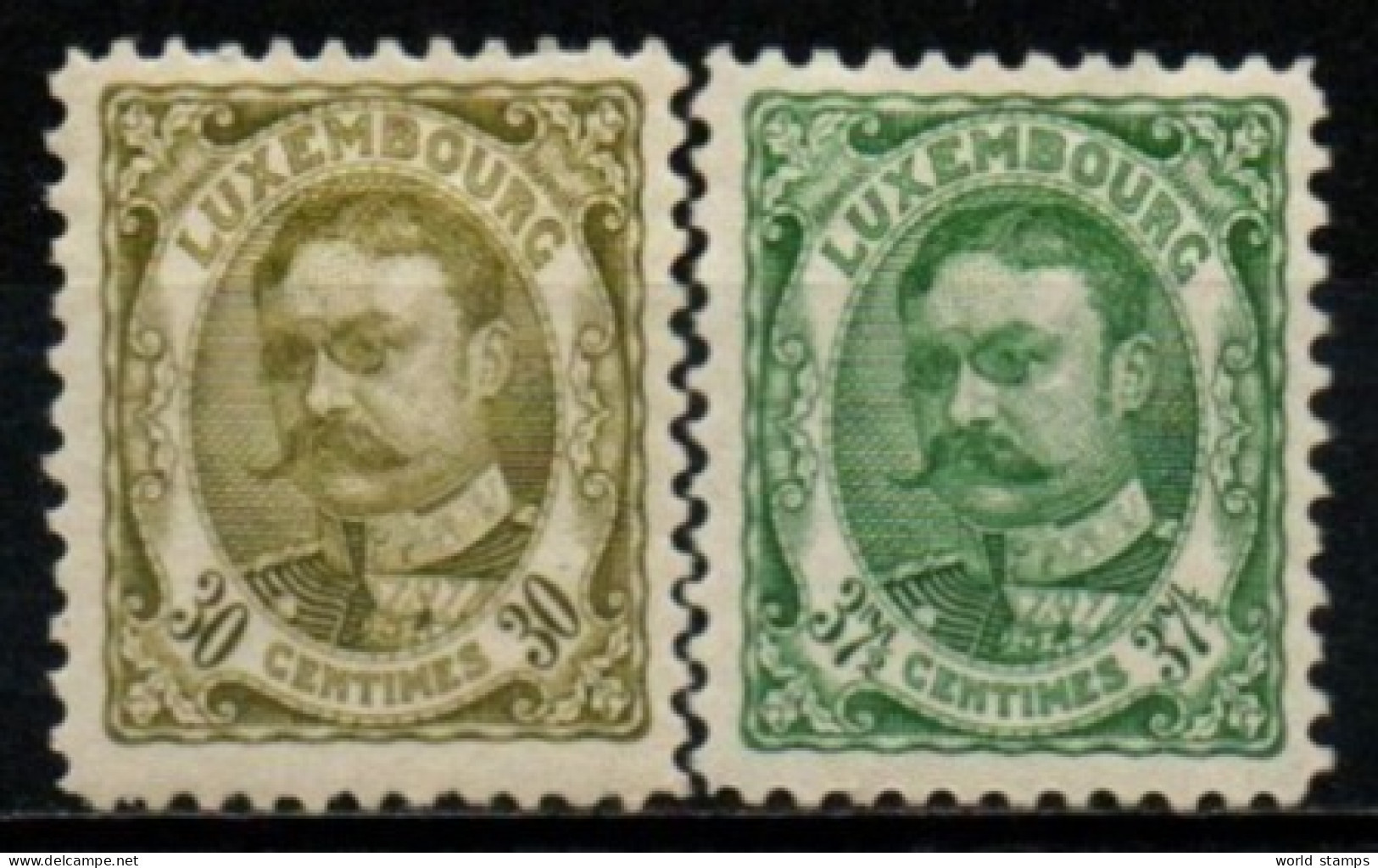 LUXEMBOURG 1906-15 * - 1906 William IV