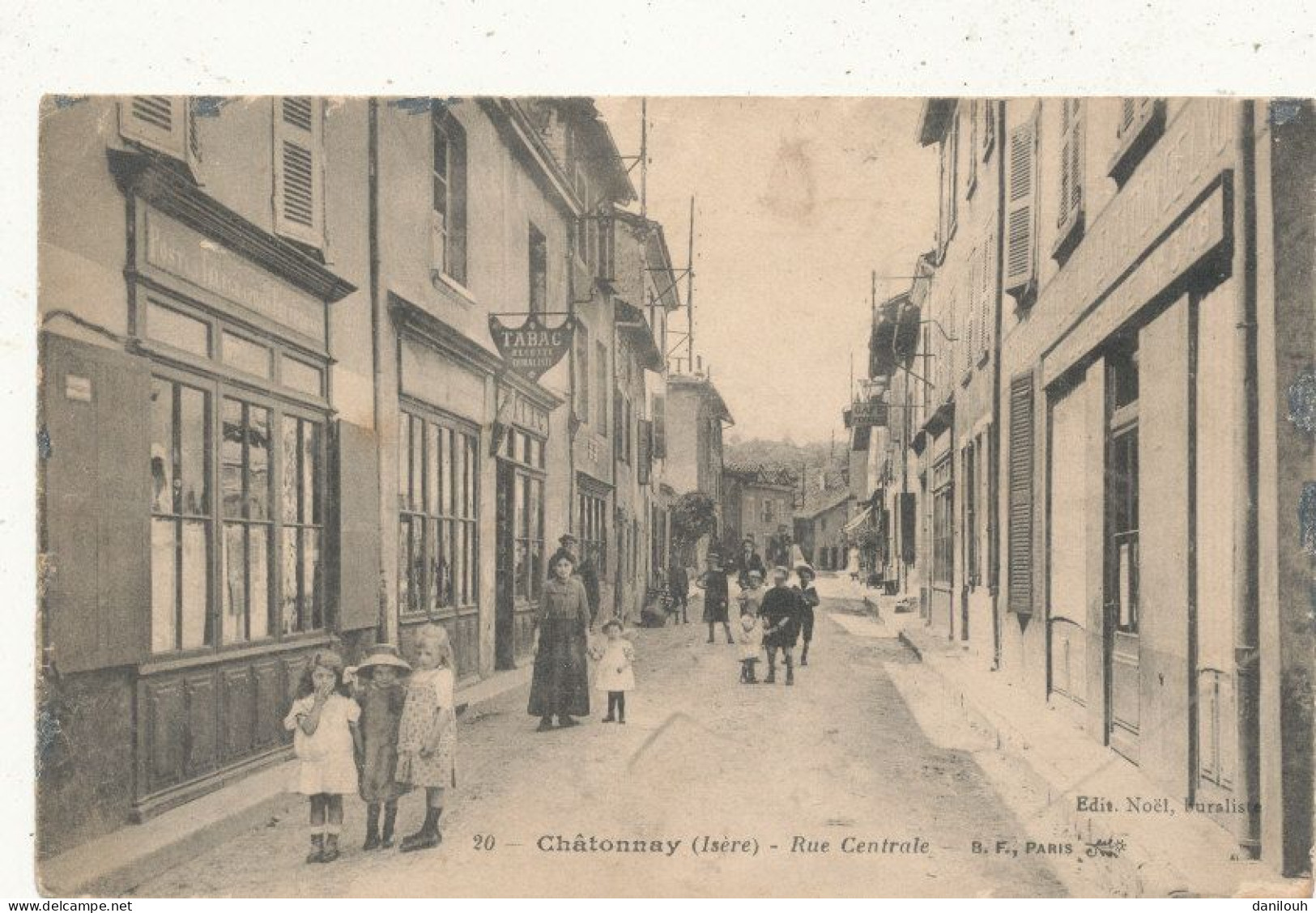 38 // CHATONNAY     RUE CENTRALE    Bureau De Tabac  ** - Châtonnay