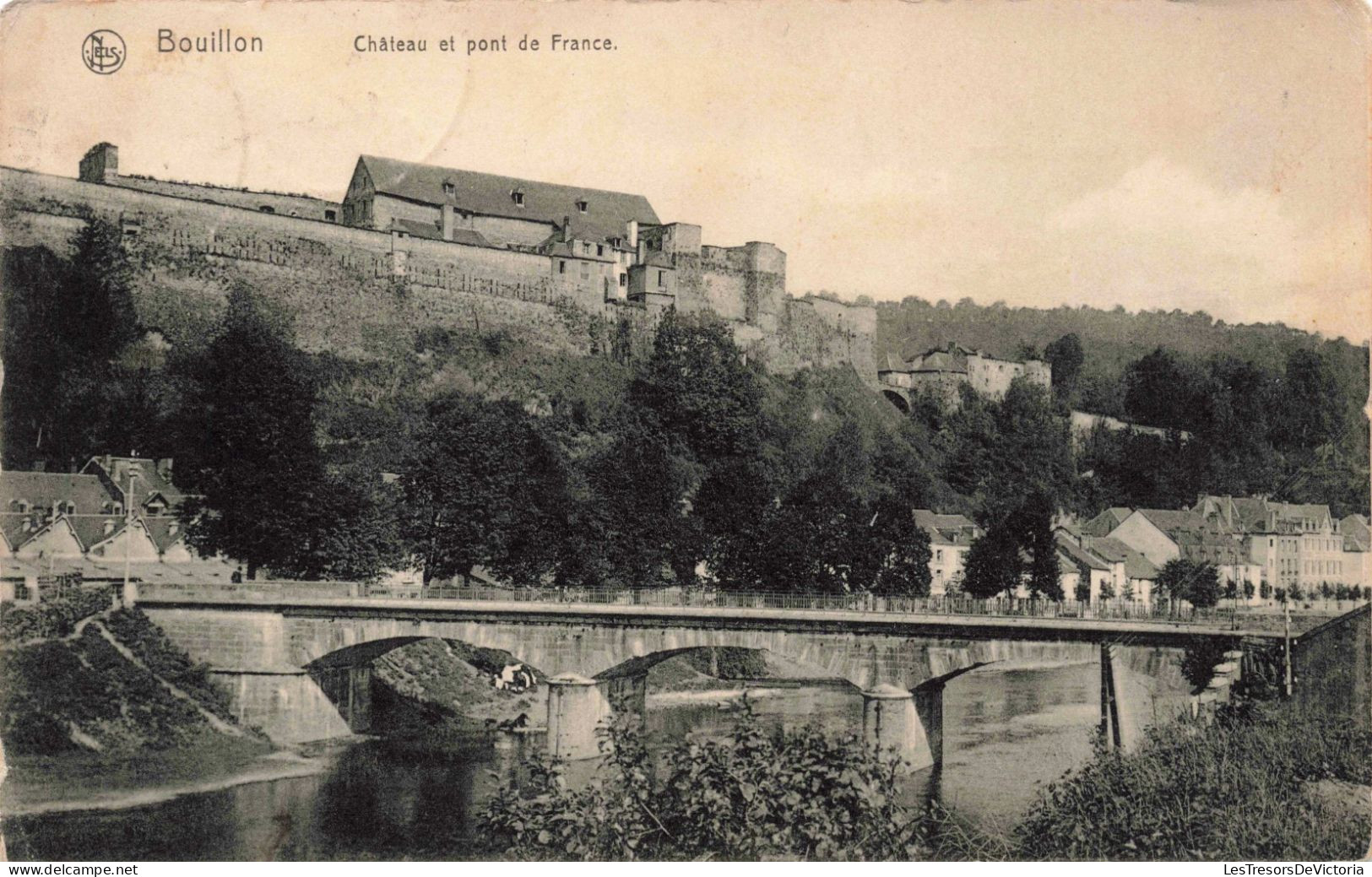 BELGIQUE - Bouillon - Château Et Pont De France - Carte Postale Ancienne - Bouillon