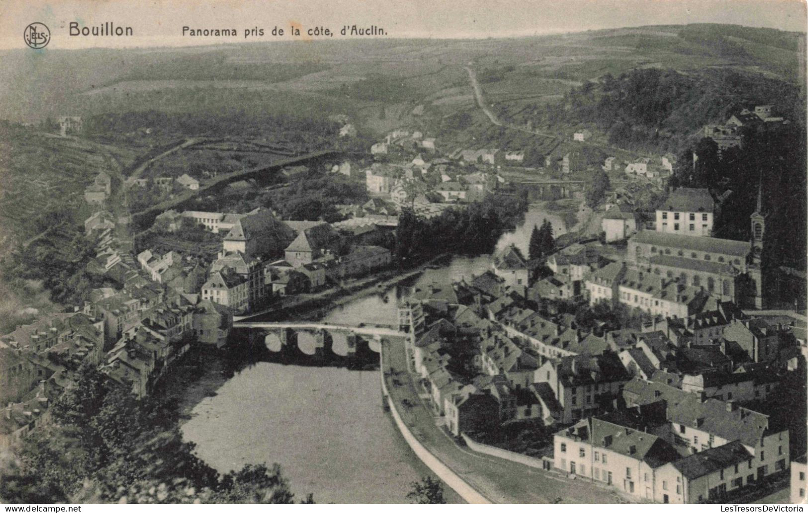 BELGIQUE - Bouillon - Panorama Pris De La Côte, D'Auclin - Carte Postale Ancienne - Bouillon
