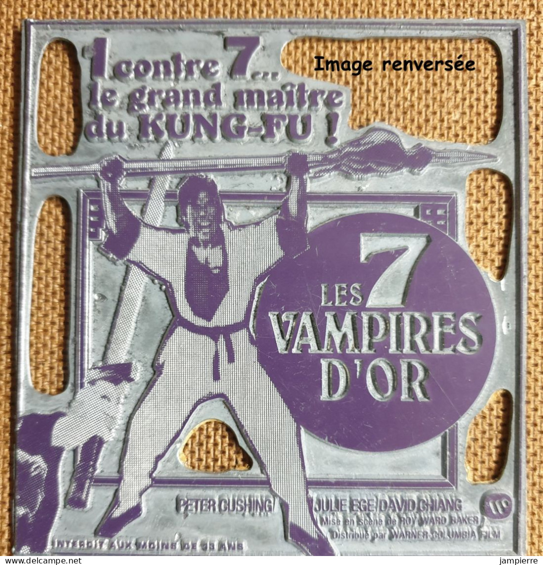 Les 7 Vampires D'or (Dracula) - Plaque D'impression (cinéma) - Autres & Non Classés