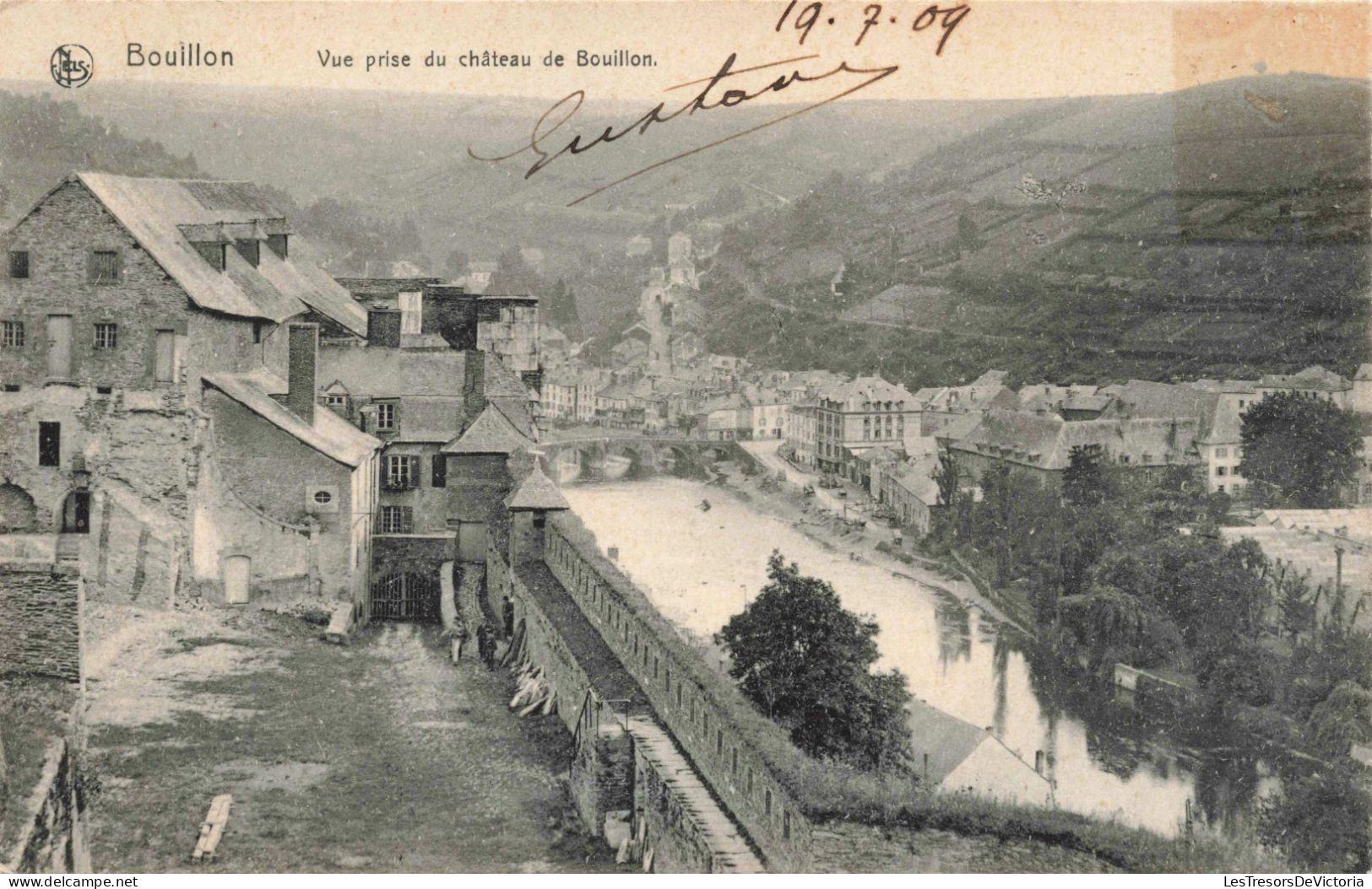 BELGIQUE - Bouillon - Vue Prise Du Château De Bouillon - Carte Postale Ancienne - Bouillon