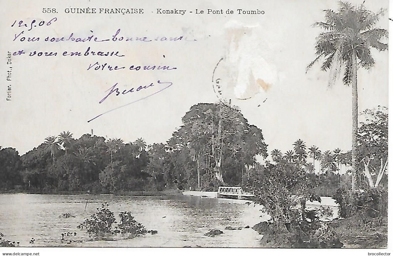 KONAKRY ( Guinée ) - Le Pont De Toumbo ( Dans L' Etat ) - Guinée Française