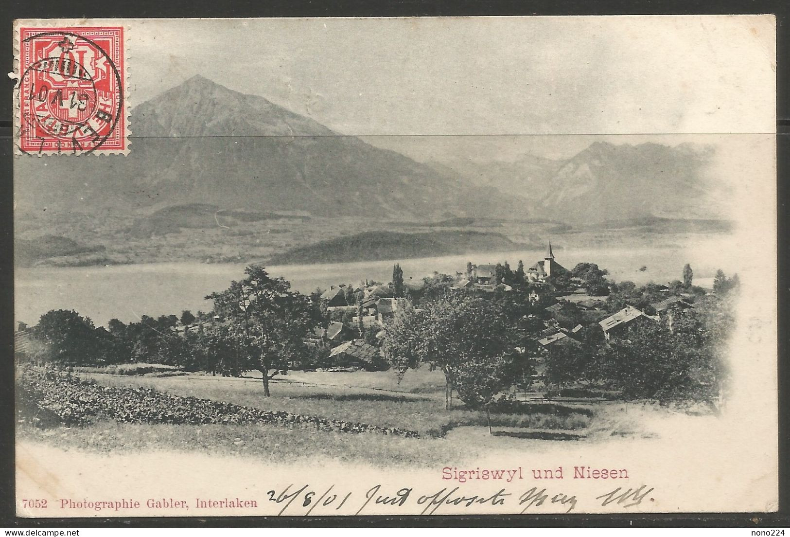 Carte P De 1901 ( Sigriswyl Und Niesen ) - Sigriswil