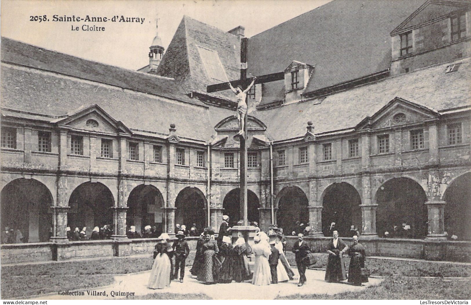 FRANCE -  Sainte Anne D'auray - Le Cloitre - Animé - Carte Postale Ancienne - Sainte Anne D'Auray