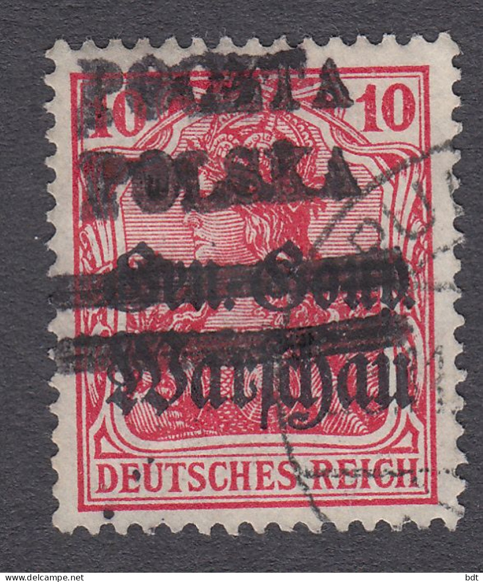 VP151 - RARE POLAND LOCAL OVERPRINT POCZTA POLSKA ON GERMAN STAMP OVERPRINTED - Used Stamps