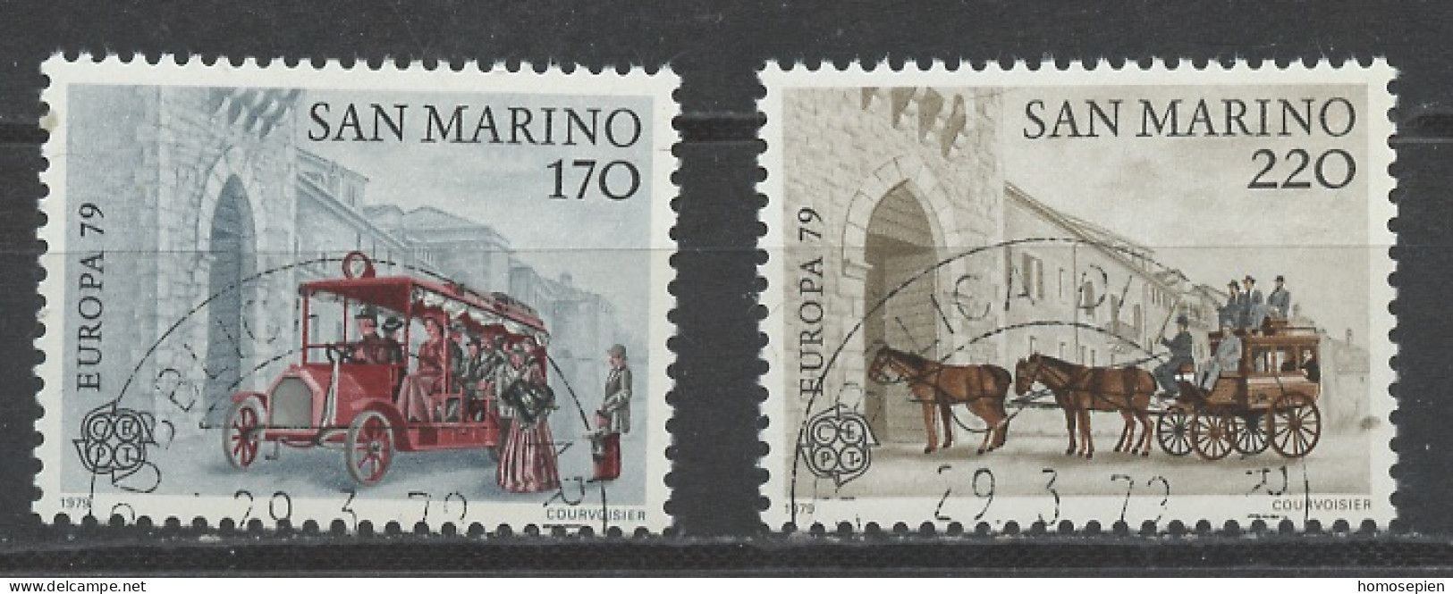 Saint Marin - San Marino 1979 Y&T N°972 à 973 - Michel N°1172 à 1173 (o) - EUROPA - Used Stamps