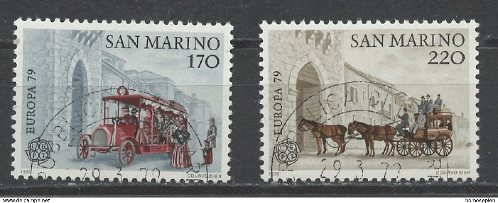 Europa CEPT 1979 Saint Marin - San Marino Y&T N°972 à 973 - Michel N°1172 à 1173 (o) - 1979