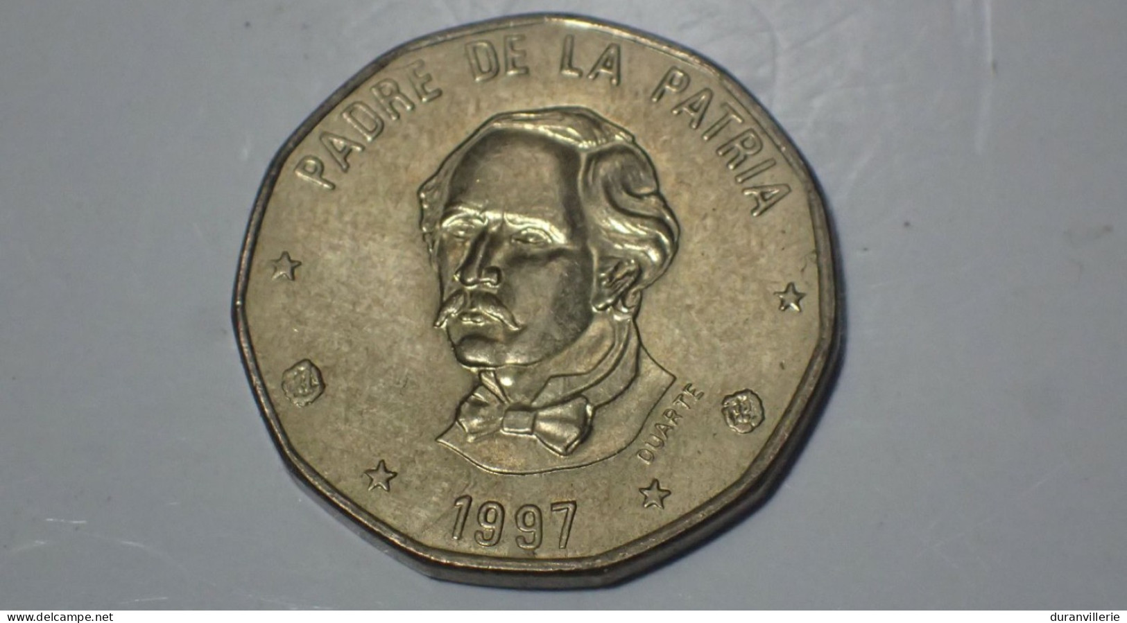 RÉPUBLIQUE DOMINICAINE : 1 PESO 1997 KM 80.3 - Dominicana