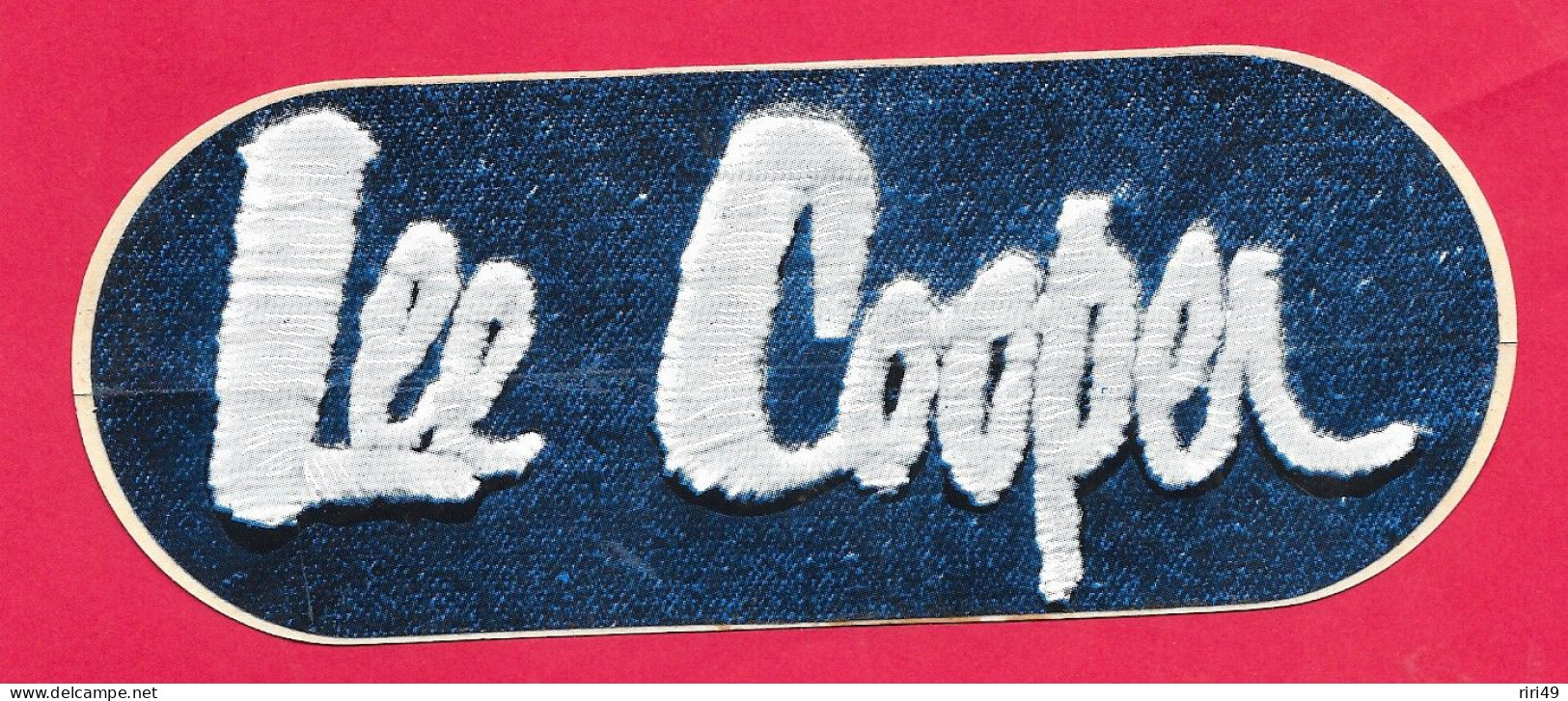 Autocollant LEE COOPER, VOIR SCANNE  6.5*16.CM, Vêtement, Jeans... - Stickers