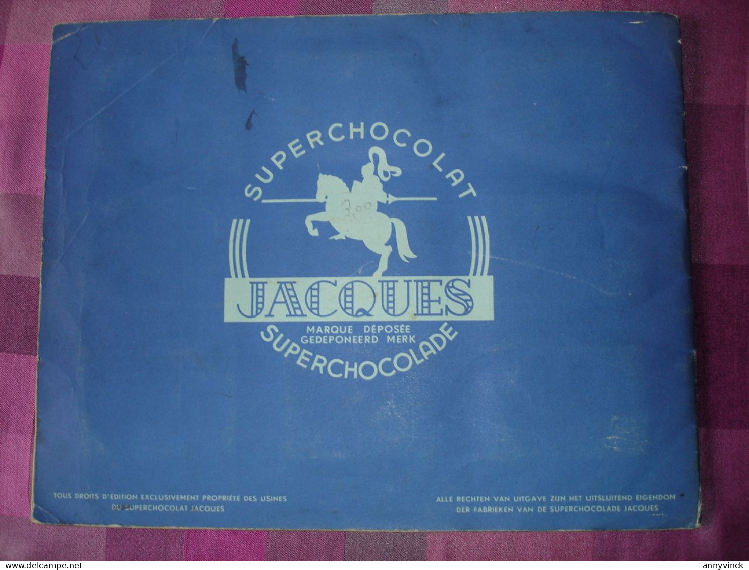 3 Albums chocolade Jacques chocolat Auto's/Moto's, Auto's 1954, Ridders van de vooruitgang, alle volledig