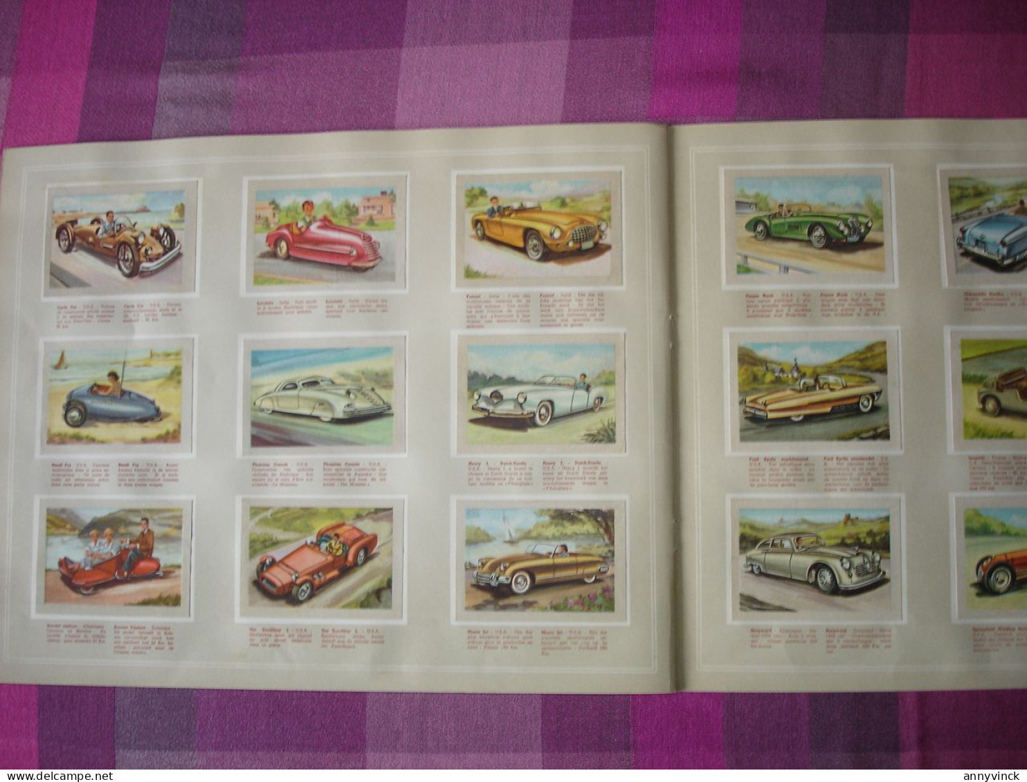 3 Albums chocolade Jacques chocolat Auto's/Moto's, Auto's 1954, Ridders van de vooruitgang, alle volledig