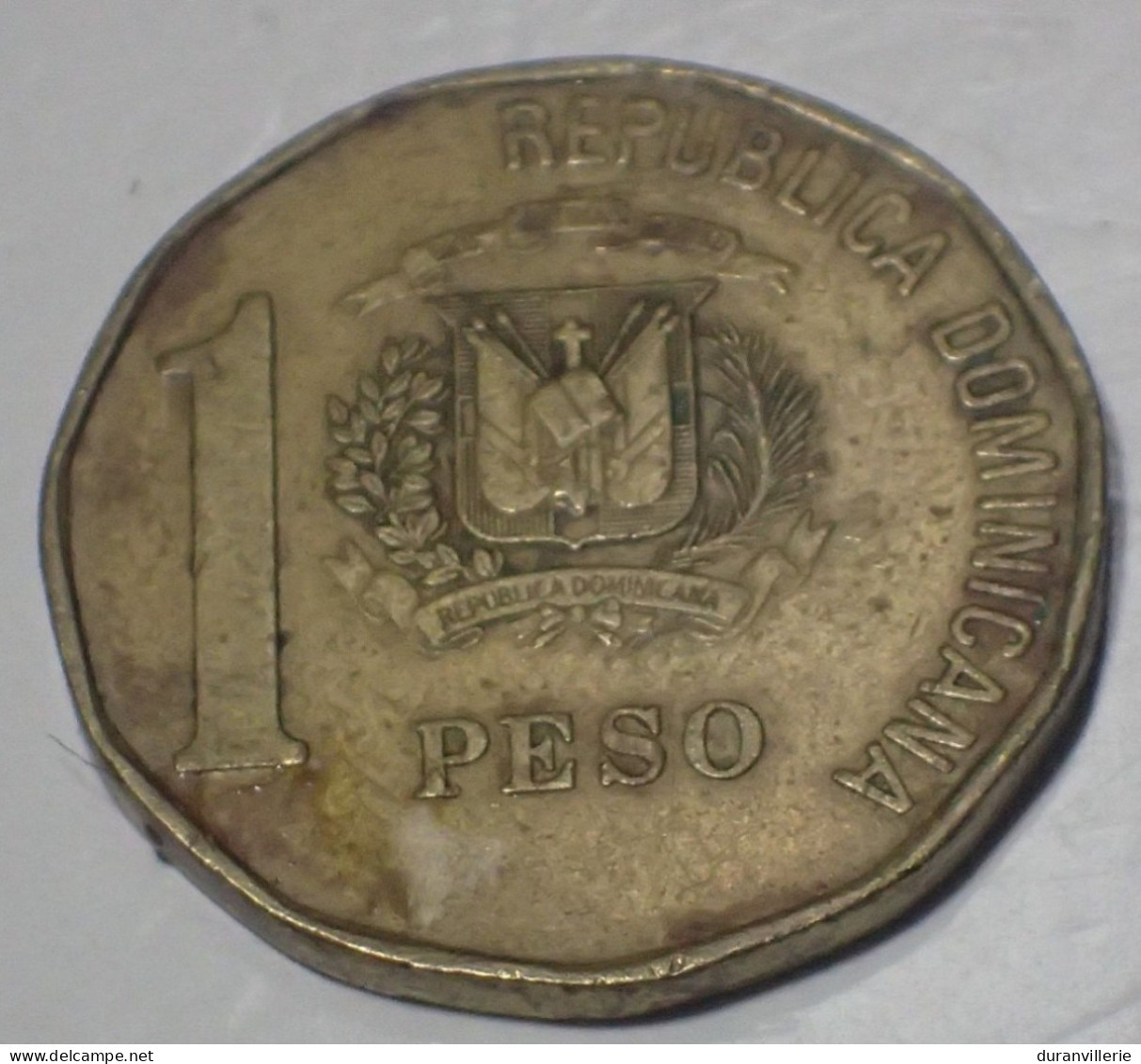 RÉPUBLIQUE DOMINICAINE : 1 PESO 1992 KM 80.1 - Dominicaine