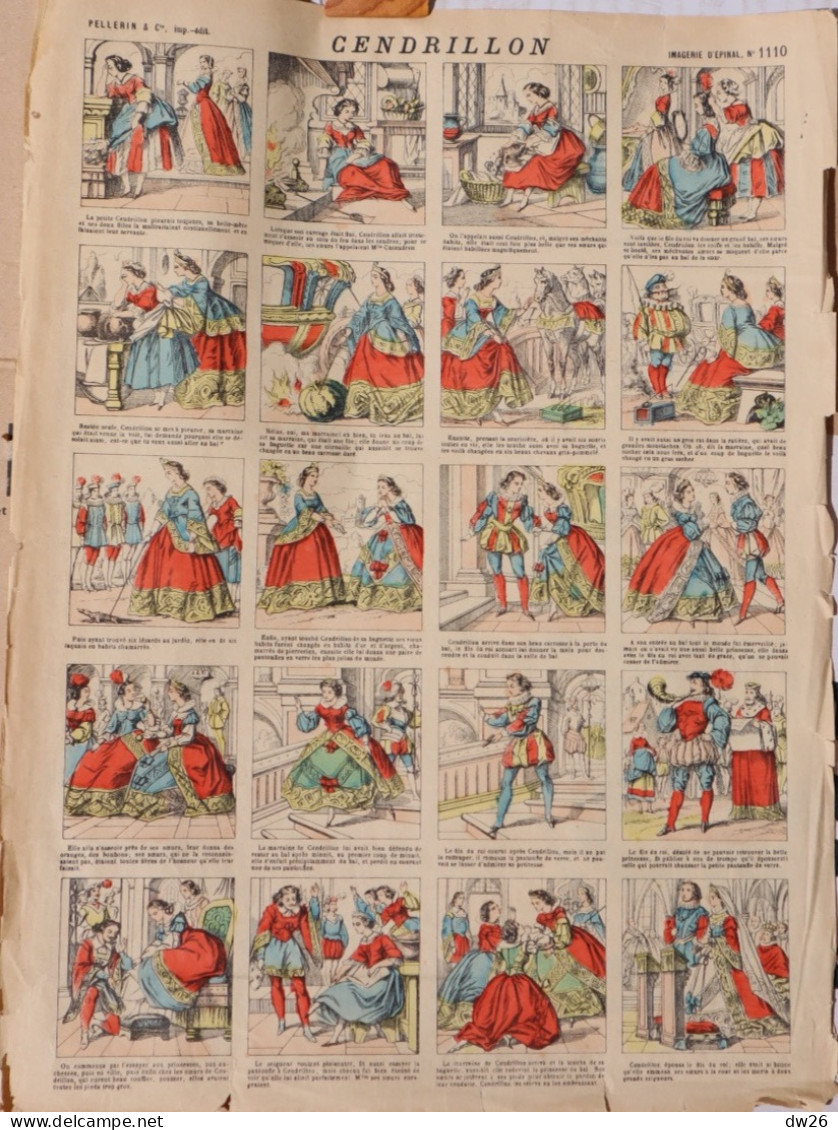 Planche D'Images N° 1110, Imagerie D'Epinal (Pellerin & Cie) Conte: Cendrillon - Collections