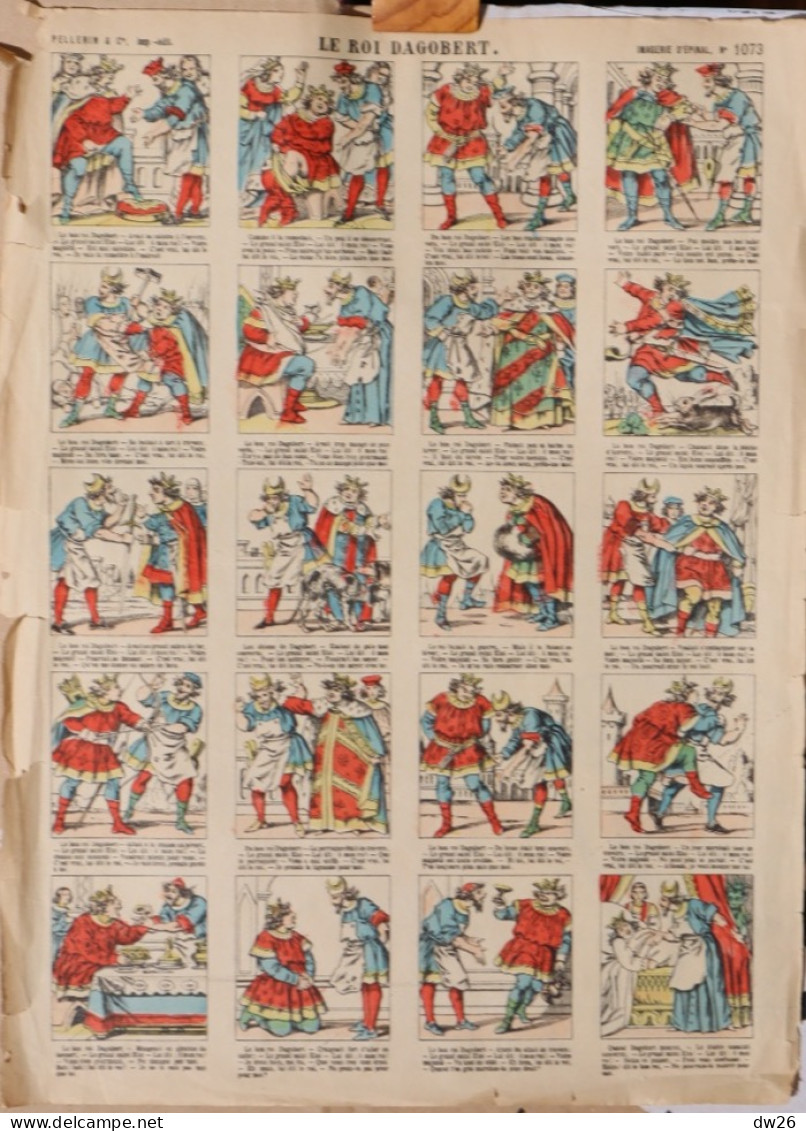 Planche D'Images N° 1073, Imagerie D'Epinal (Pellerin & Cie) Conte: Le Roi Dagobert - Collections