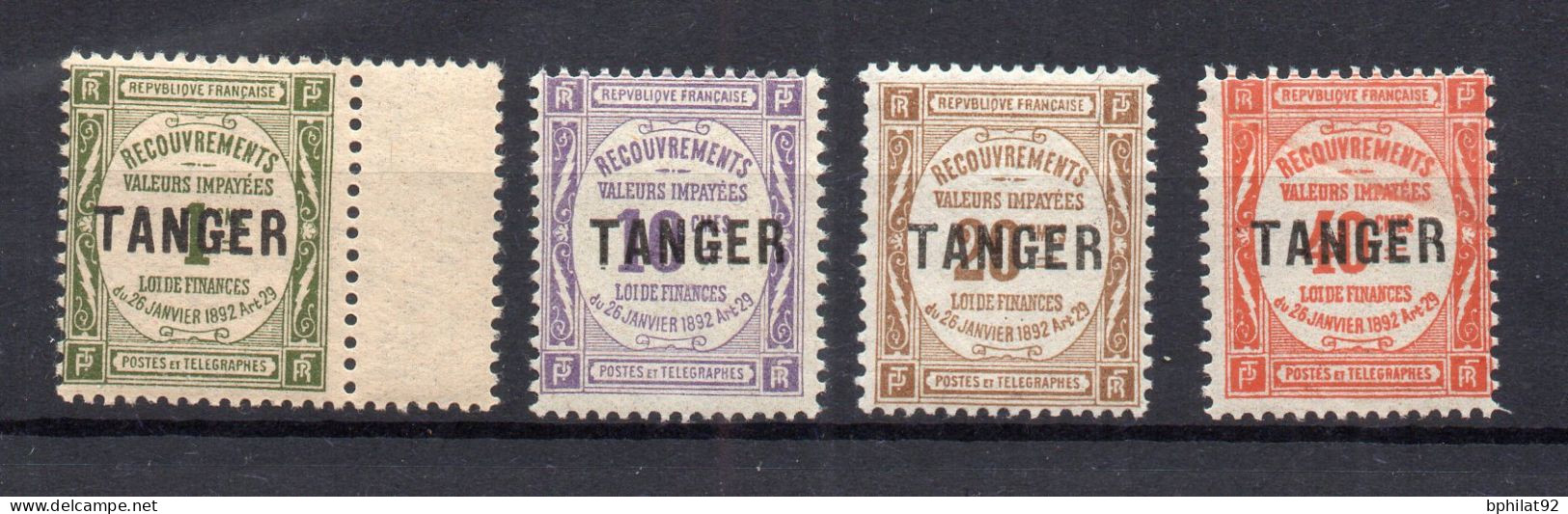 !!! MAROC, TAXES N°42/45 NEUVES ** - Timbres-taxe