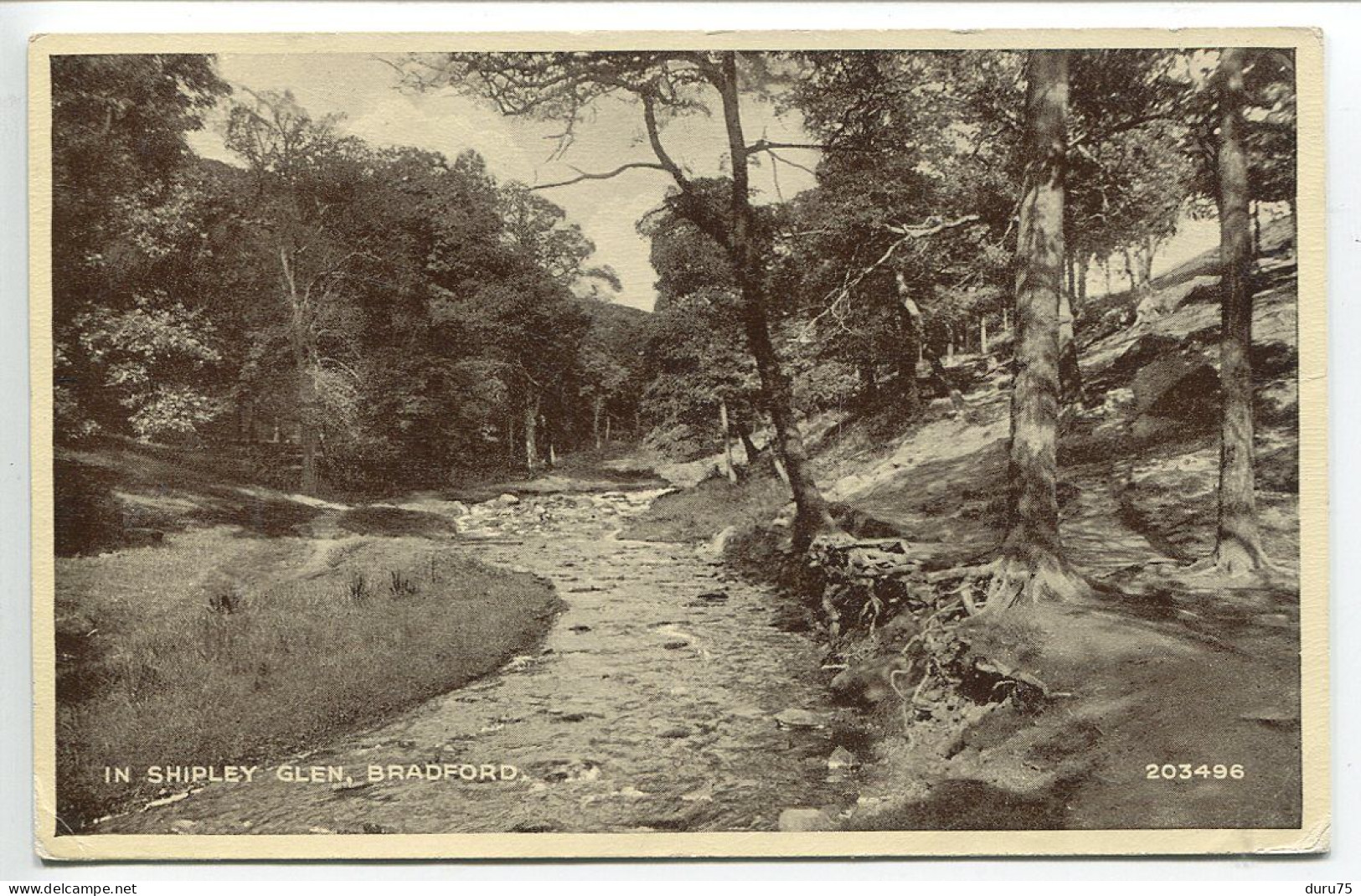 ANGLETERRE * CP Valentine & Sons * BRADFORD IN SHIPLEY GLEN - Bradford