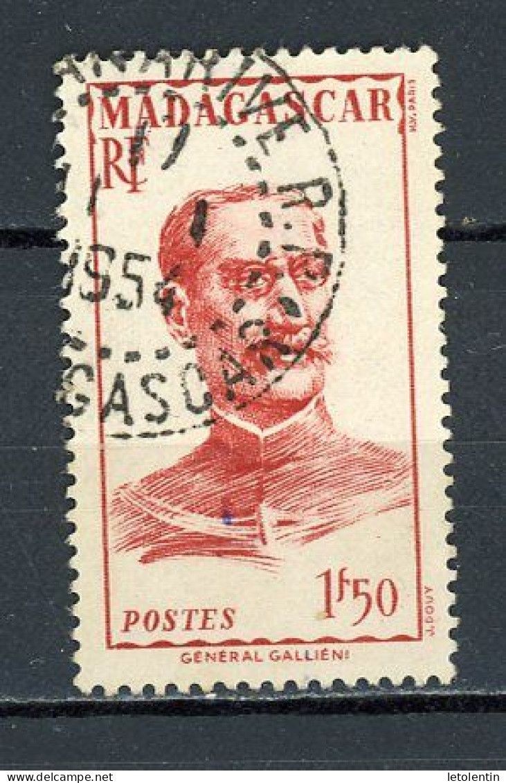 MADAGASCAR (RF) - POUR ÉTUDE D'OBL.: - N° Yt 308 Obli. CàD  Diam. 26 Cercle Int. Perlé  “TANANANRIVE” De 1954 - Used Stamps