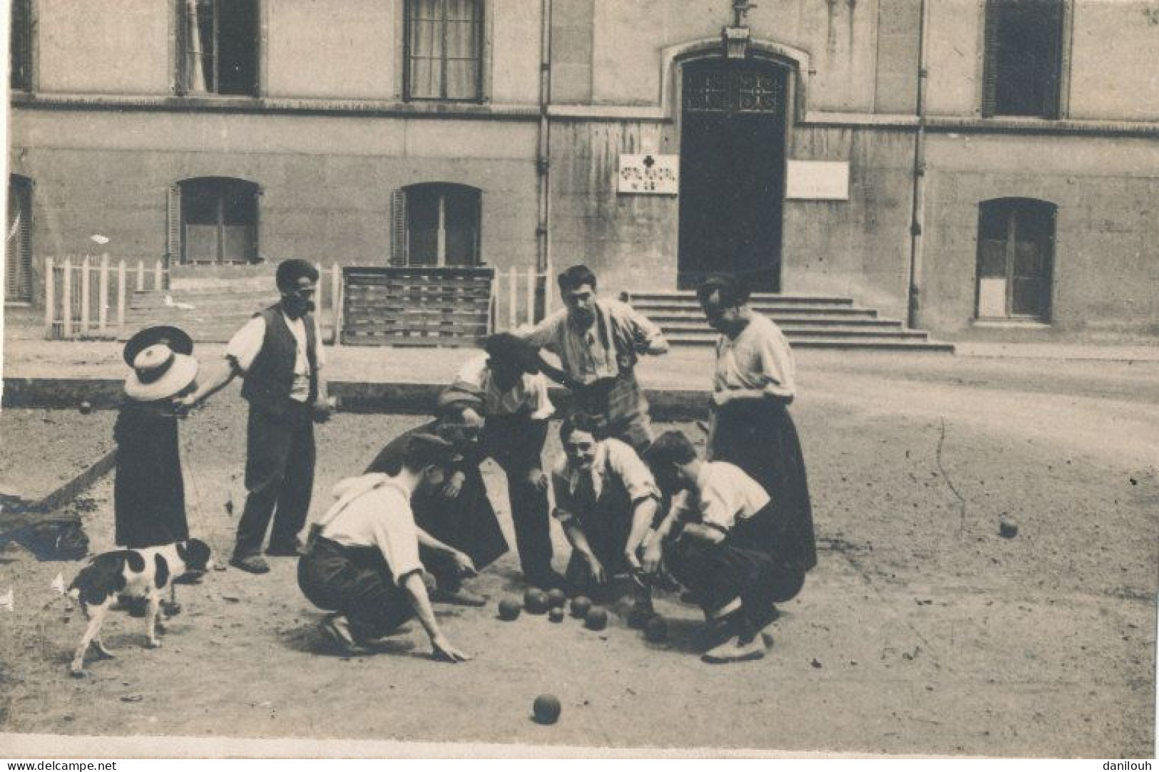 CARTE PHOTO / REGION LYONNAISE   JEU DE BOULES / BOULE LYONNAISE - Rhône-Alpes