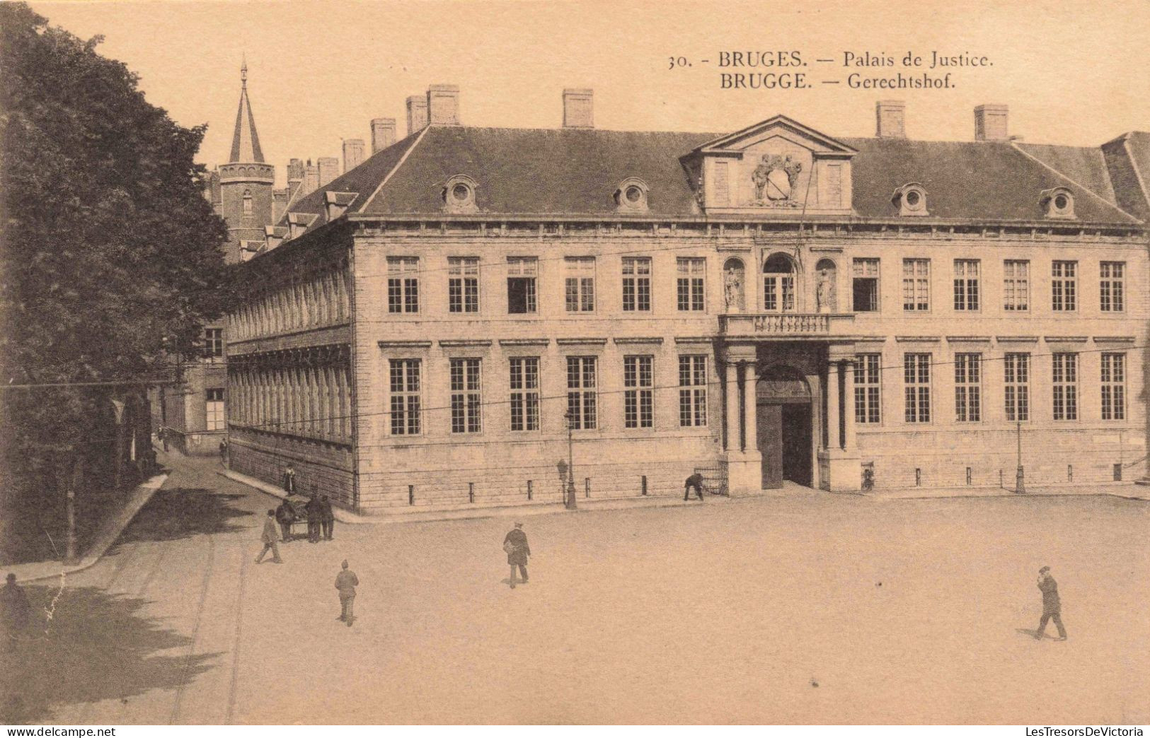BELGIQUE - Bruges - Palais De Justice - Carte Postale Ancienne - Brugge