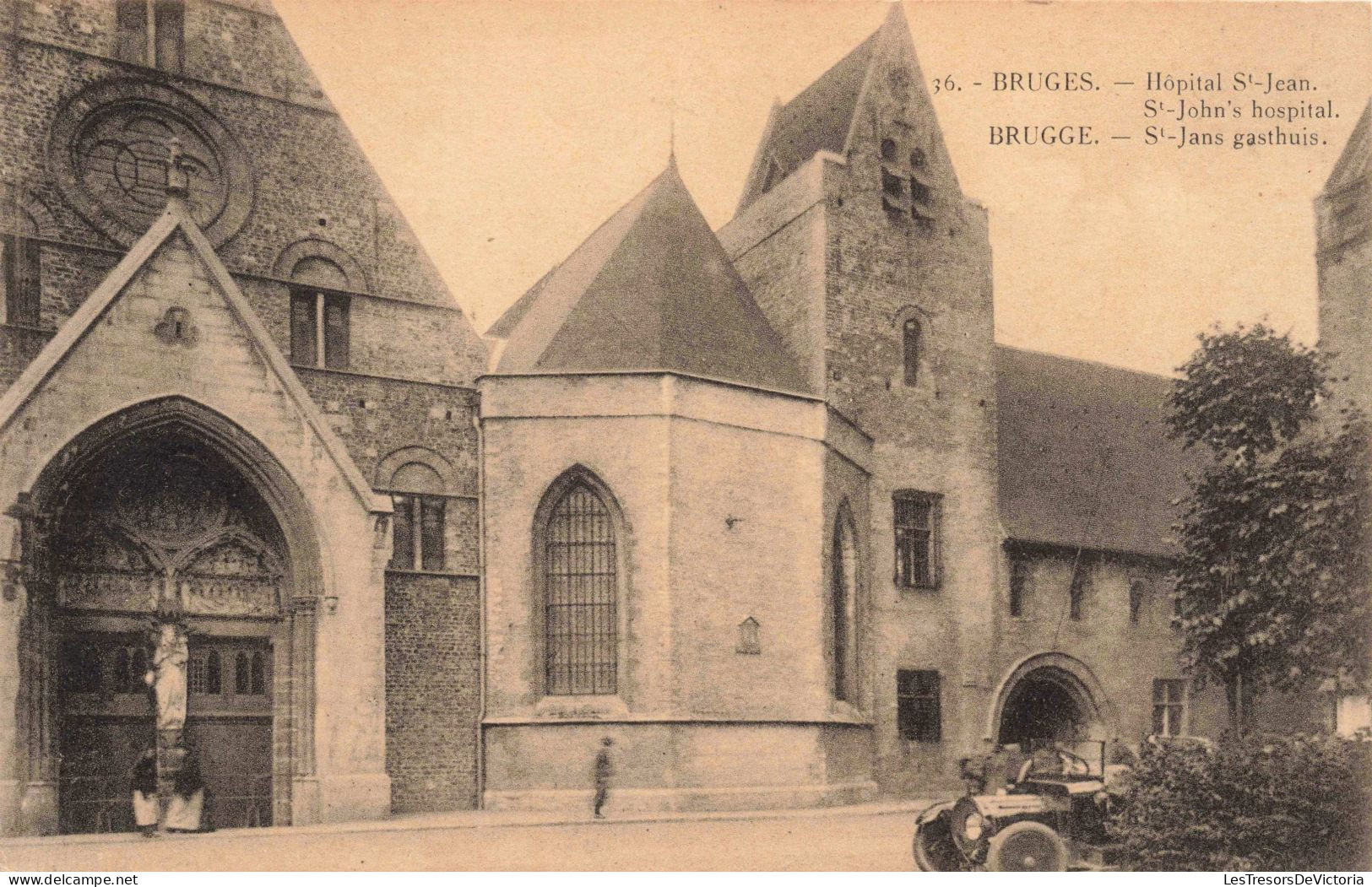 BELGIQUE - Bruges - Hôpital St-Jean - Carte Postale Ancienne - Brugge