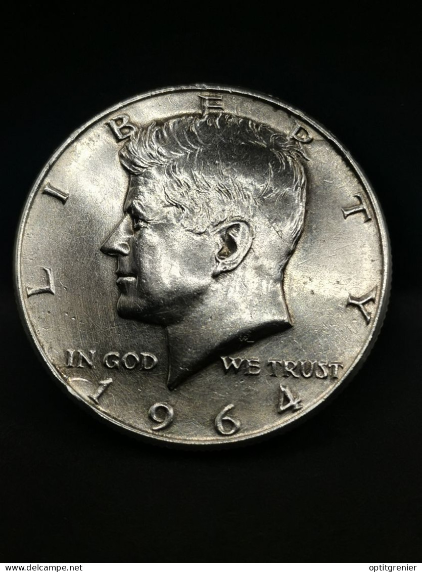 HALF DOLLAR KENNEDY ARGENT 1964 PHILADELPHIE USA / SILVER (REF: 5/8) - 1964-…: Kennedy