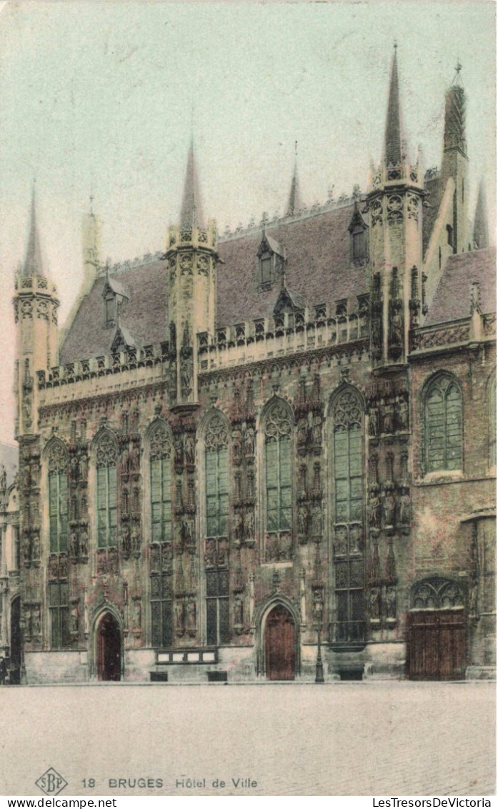 BELGIQUE - Bruges - Hôtel De Ville - Carte Postale Ancienne - Brugge