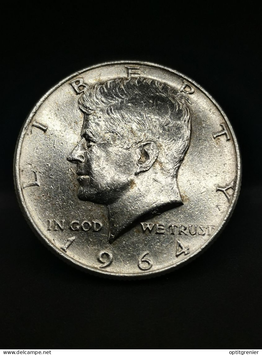 HALF DOLLAR KENNEDY ARGENT 1964 PHILADELPHIE USA / SILVER (REF: 7/8) - 1964-…: Kennedy