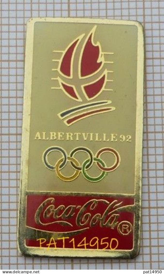 PAT14950 COCA COLA  JO ALBERTVILLE 92 1992 En Version EPOXY PREMIER TAIWAN - Coca-Cola