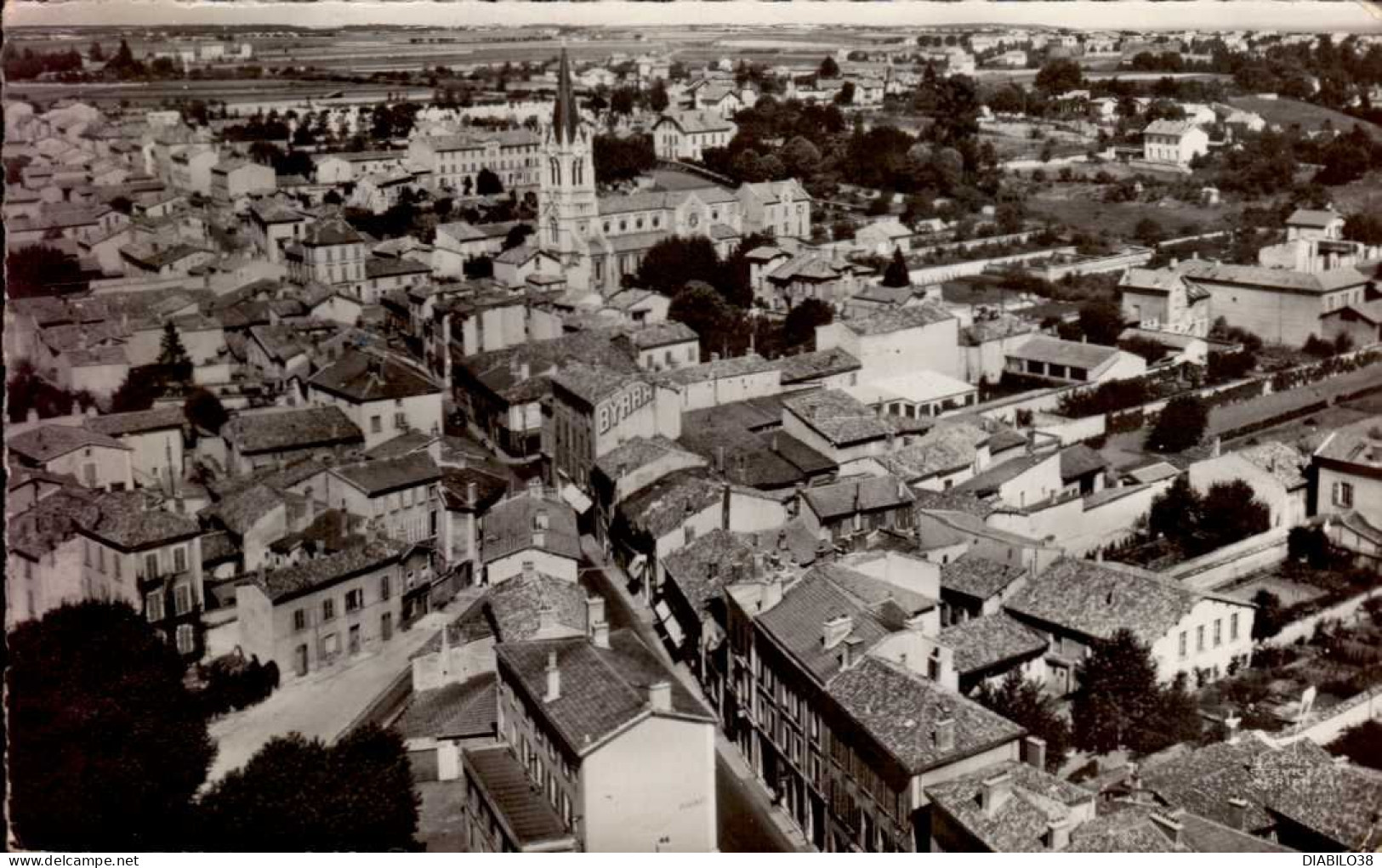 CALUIRE   ( RHONE )   EN AVION AU-DESSUS DE  . . . CALUIRE  .  VUE D ' ENSEMBLE - Caluire Et Cuire