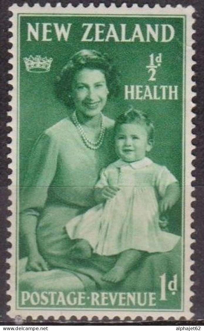 Enfance - NOUVELLE ZELANDE - Princesse Elizabeth Et Prince Charles -  N° 305 * - 1950 - Ungebraucht