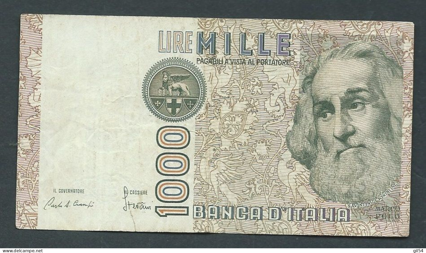 ITALIE  - Billet De 1000 Lires  - 6 Gennaio ( Janvier ) 1982  -  PB 800947 C- Laura 13803 - 1000 Lire