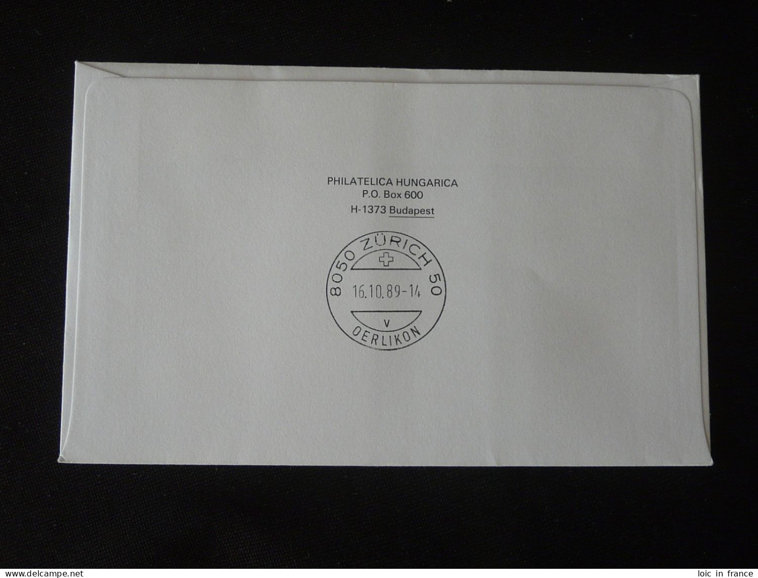 Lettre Premier Vol First Flight Cover Budapest Zurich On AD Astra 89 Hungary 1989 - Covers & Documents