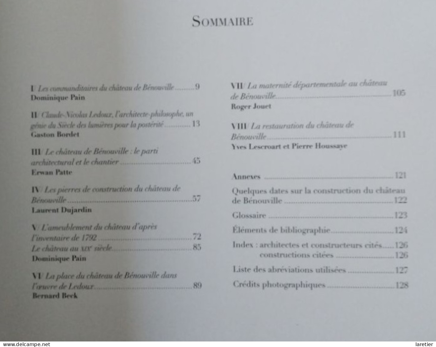 Le Château De BENOUVILLE - Une Oeuvre De Claude-Nicolas Ledoux - Editions Cahiers Du Temps - Calvados (14) - Normandie